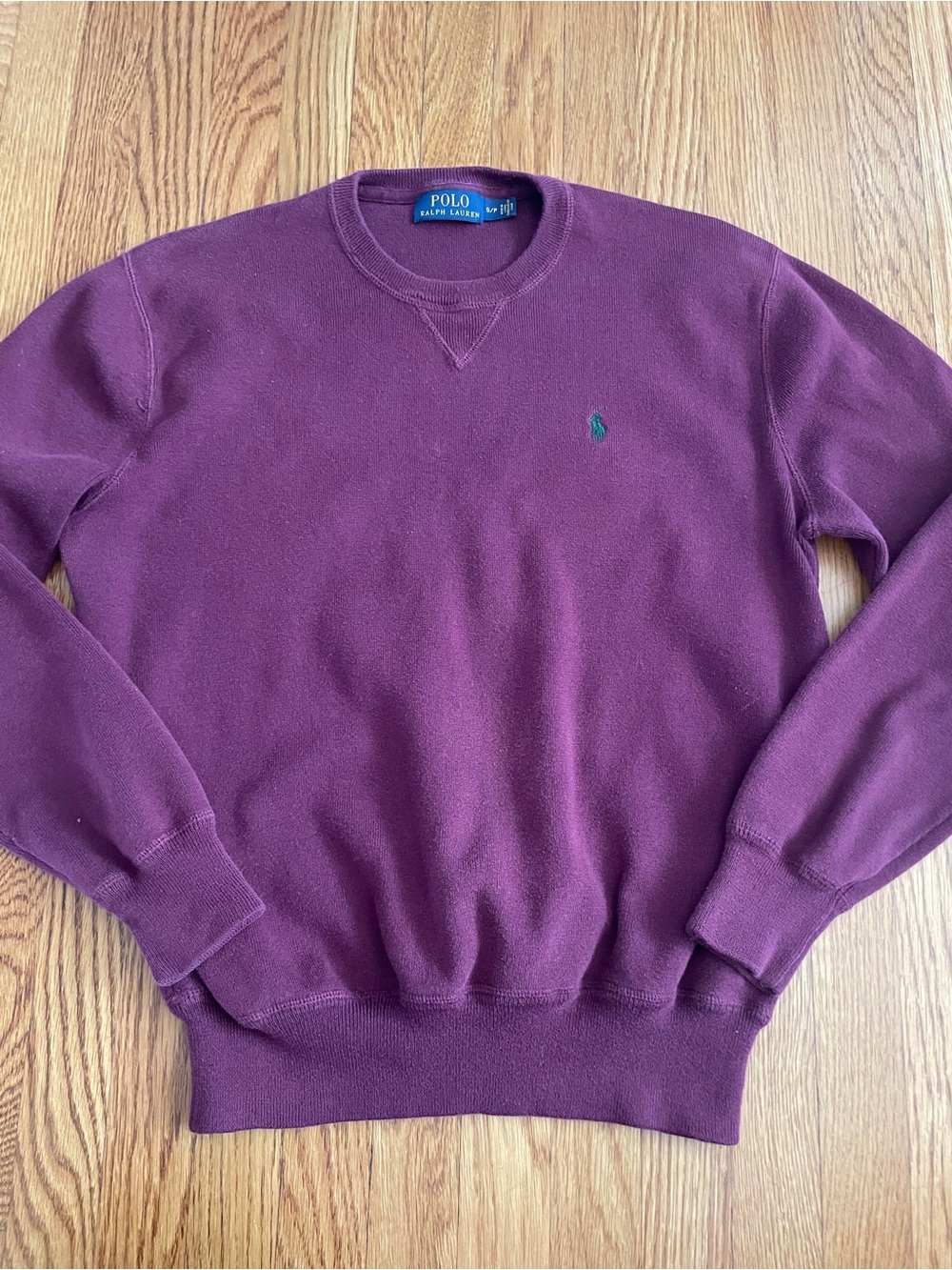 Polo by Ralph Lauren Men’s purple knit Crewneck Sweater Small